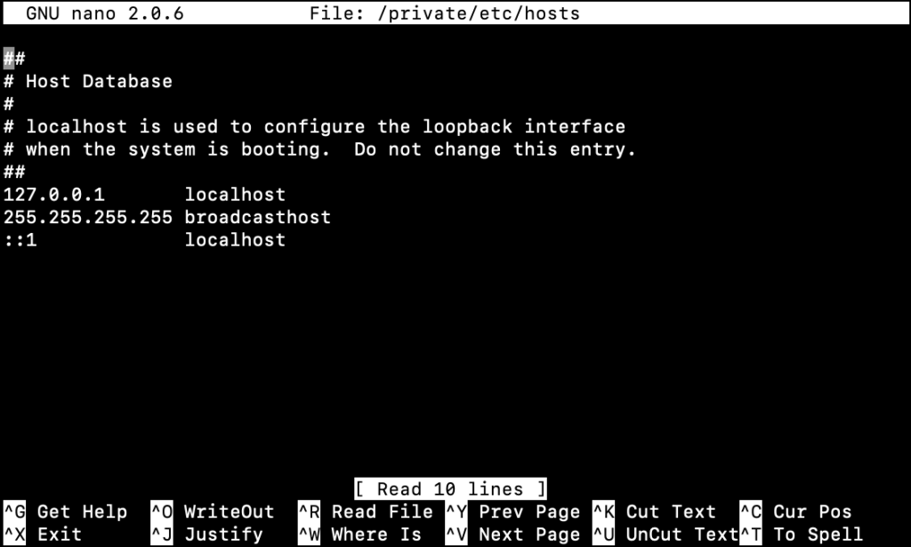 Il file hosts